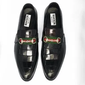Bashwood | Shoes | Bashwood Handmade Croc Style Leather Shoe  display picture 1